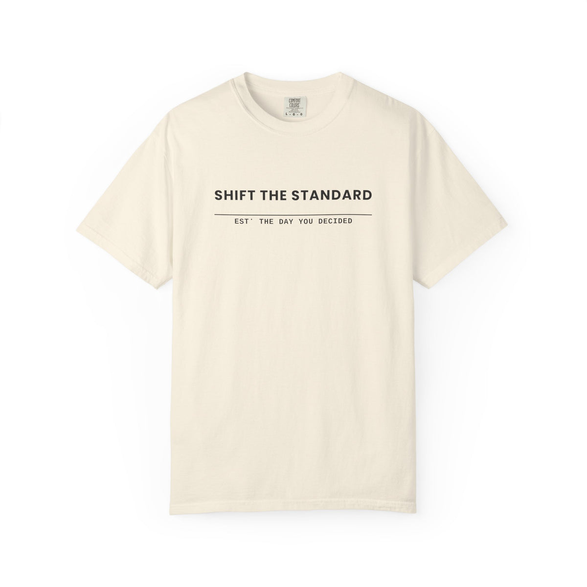 Varsity Wordmark/ Est. The Day You Decided T-shirt