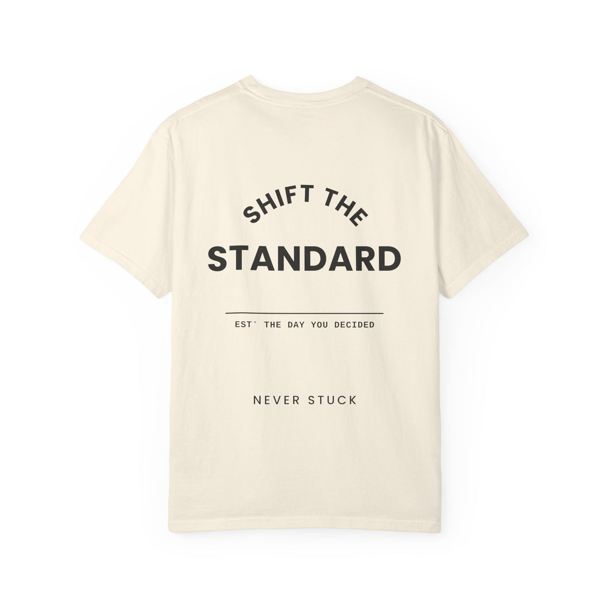 Varsity Wordmark/ Est. The Day You Decided T-shirt