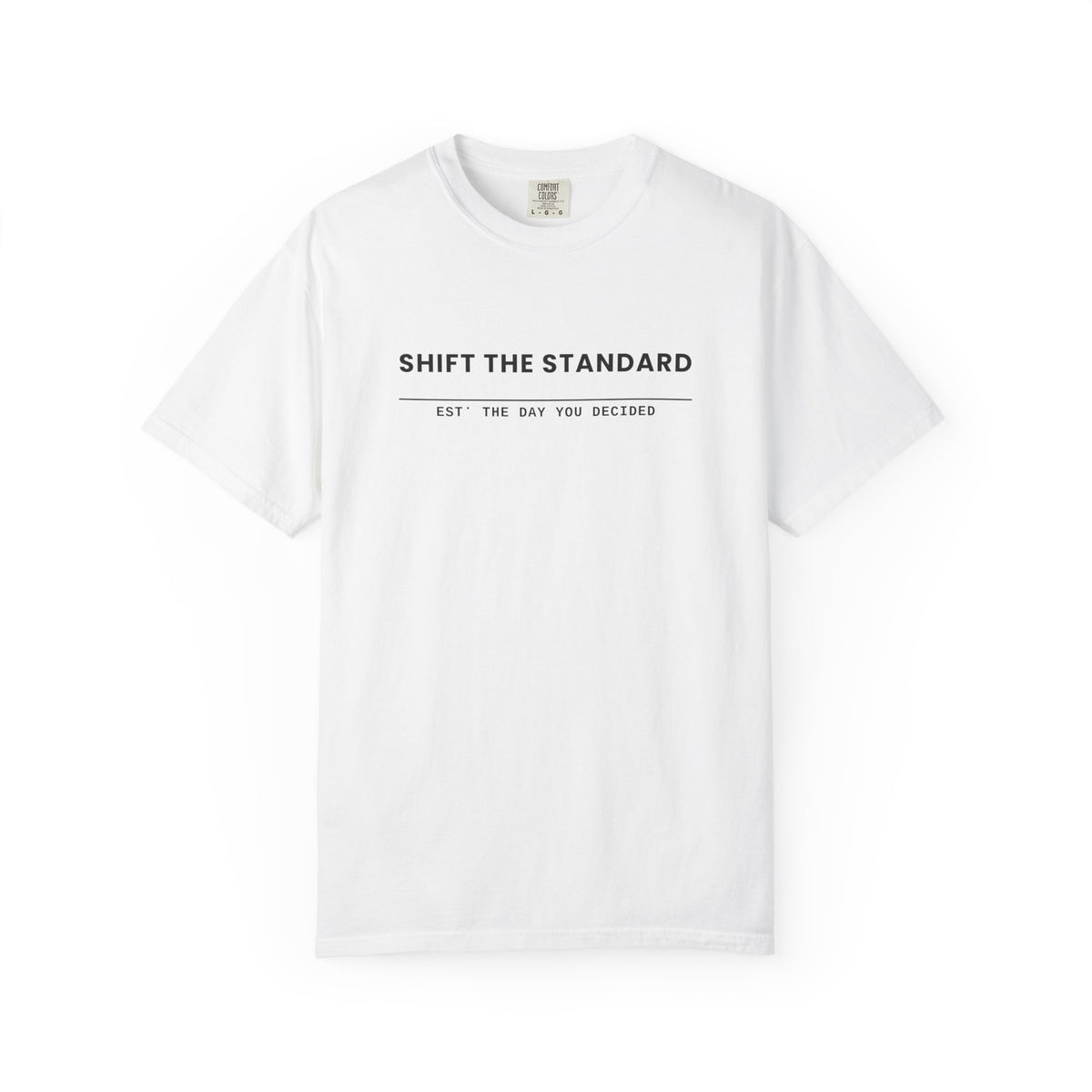 Varsity Wordmark/ Est. The Day You Decided T-shirt