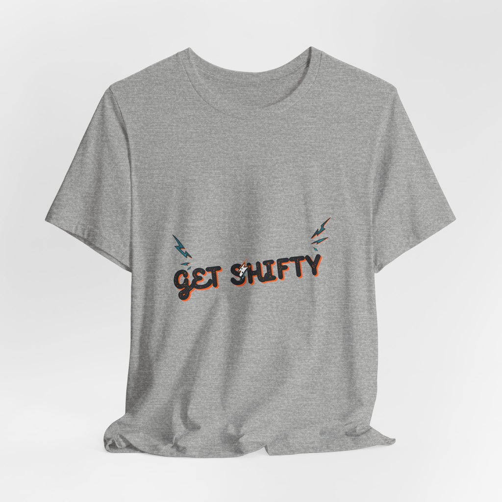Get Shifty T-Shirt — Retro Lightning Graphic Tee