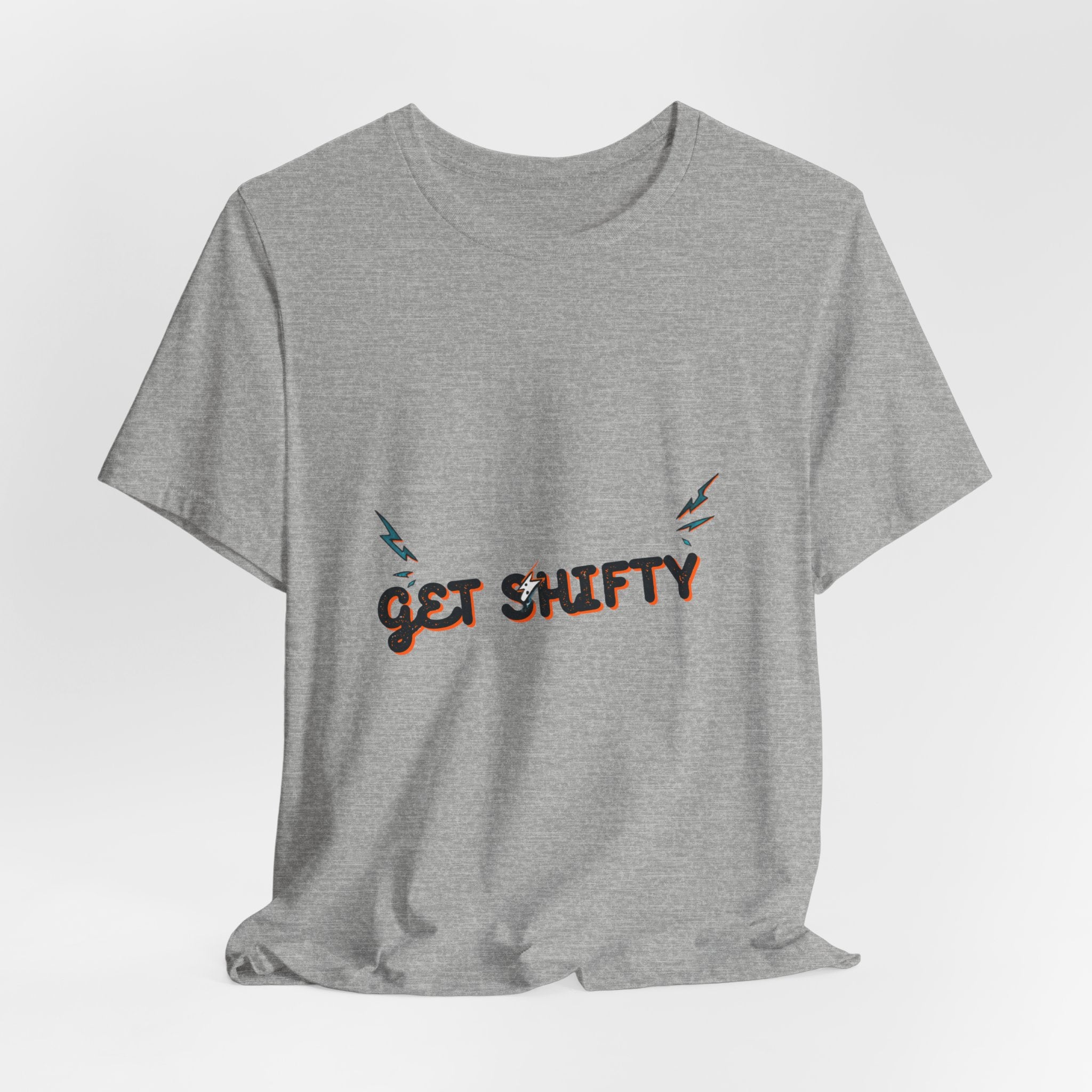 Get Shifty T-Shirt — Retro Lightning Graphic Tee