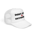 Dont Get Outworked Trucker Hat | Motivational Retro Star Mesh Cap