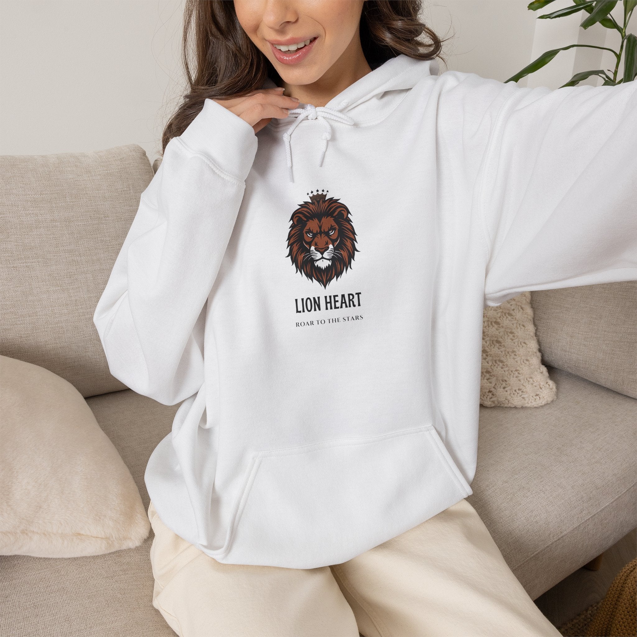 Lion Heart Hoodie — Roar to the Stars