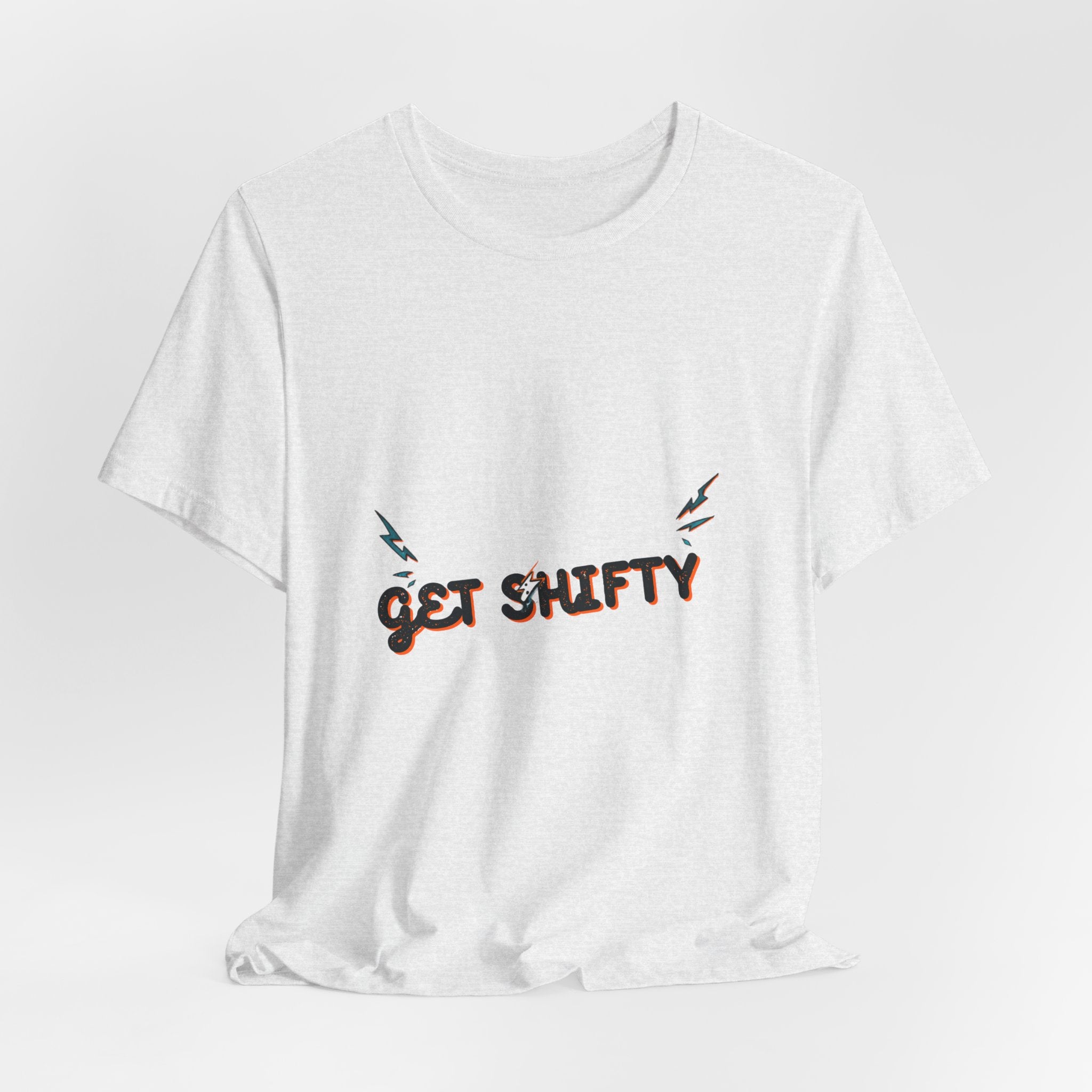Get Shifty T-Shirt — Retro Lightning Graphic Tee