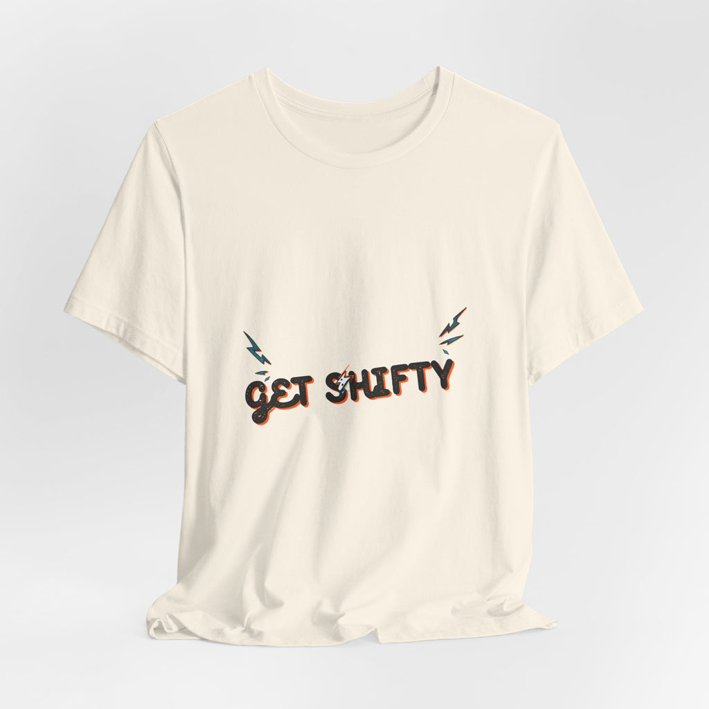 Get Shifty T-Shirt — Retro Lightning Graphic Tee