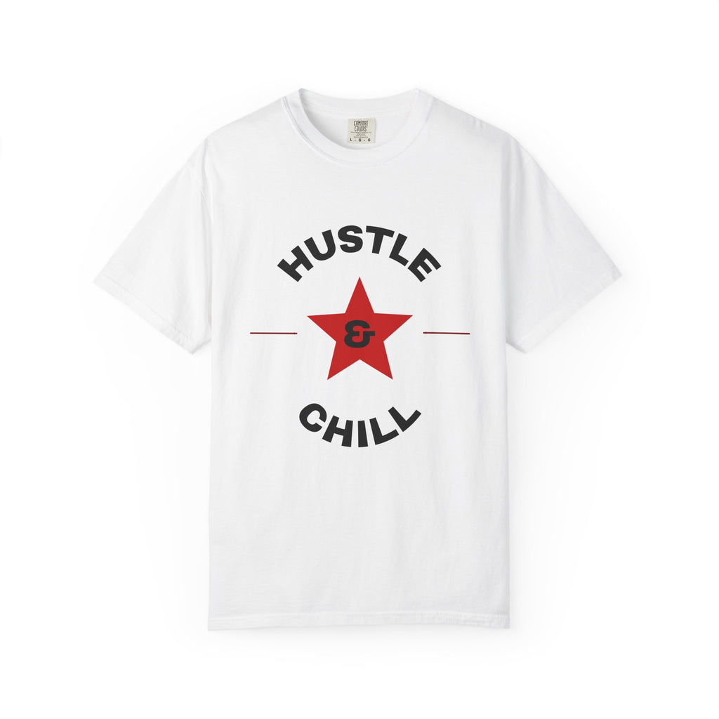 Hustle and Chill Red and Black T-shirt | Streetwear Graphic Tee