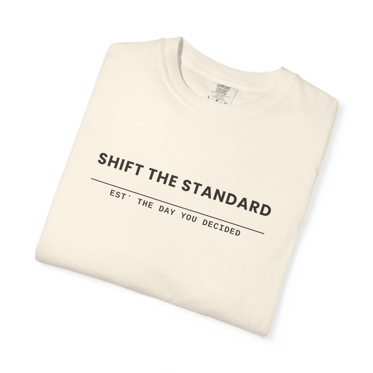 Varsity Wordmark/ Est. The Day You Decided T-shirt