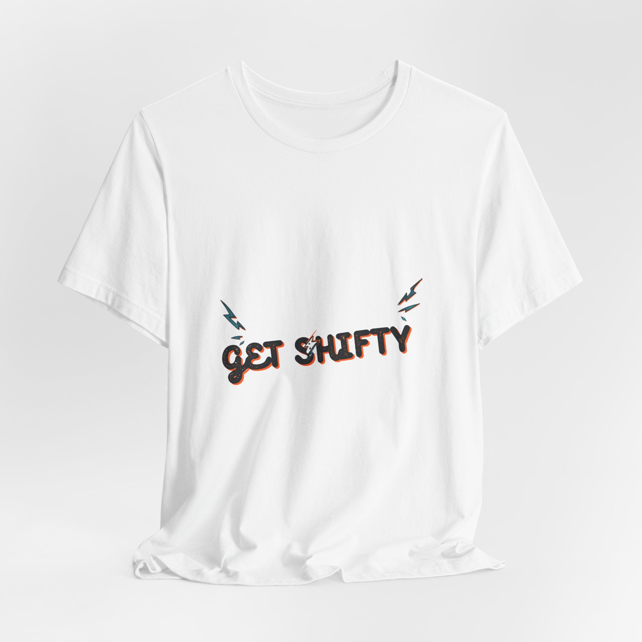 Get Shifty T-Shirt — Retro Lightning Graphic Tee